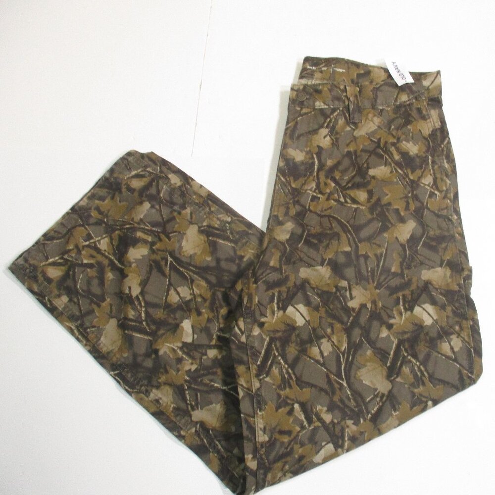 Old Navy Baggy Workwear Real Tree Men's Pants 34x32 Straight Fit